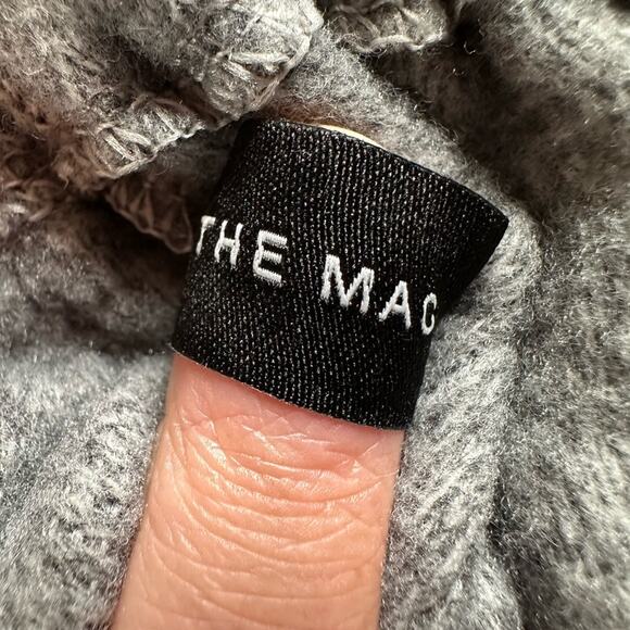 Source Unknown Gray Wide Leg Fleece Wool Style Wide Leg Pants - Picture 5 of 8